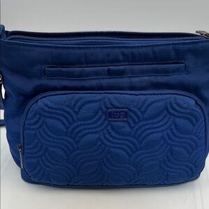 Lug Samba Crossbody Bag – Royal Blue – Quilted Front Pocket – Lightweight